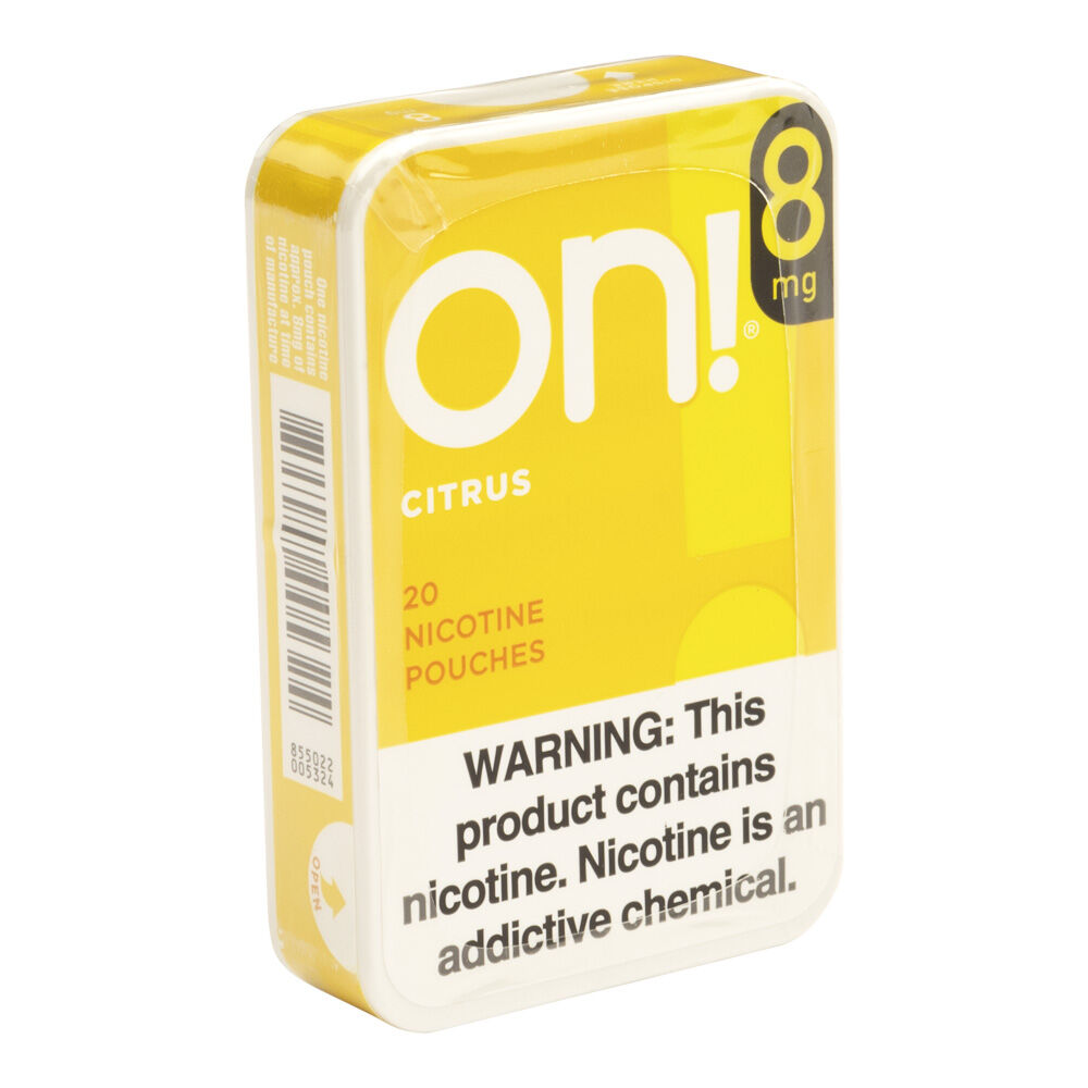 Citrus 8MG Nicotine Pouches, , cigars